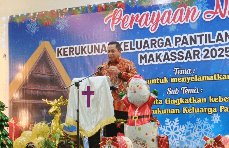Hasbi Syamsu Ali di Peryaan Natal K2PB Makassar