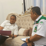 Koordinator Wilayah BPP DOB Ir. H. Hasbi Syamsu Ali, MM bersama Bupati Luwu Timur Irwan Bachri Syam